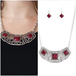 Necklace and earrings